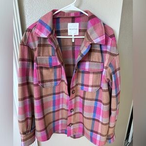 Avec Les Filles shacket Medium cropped